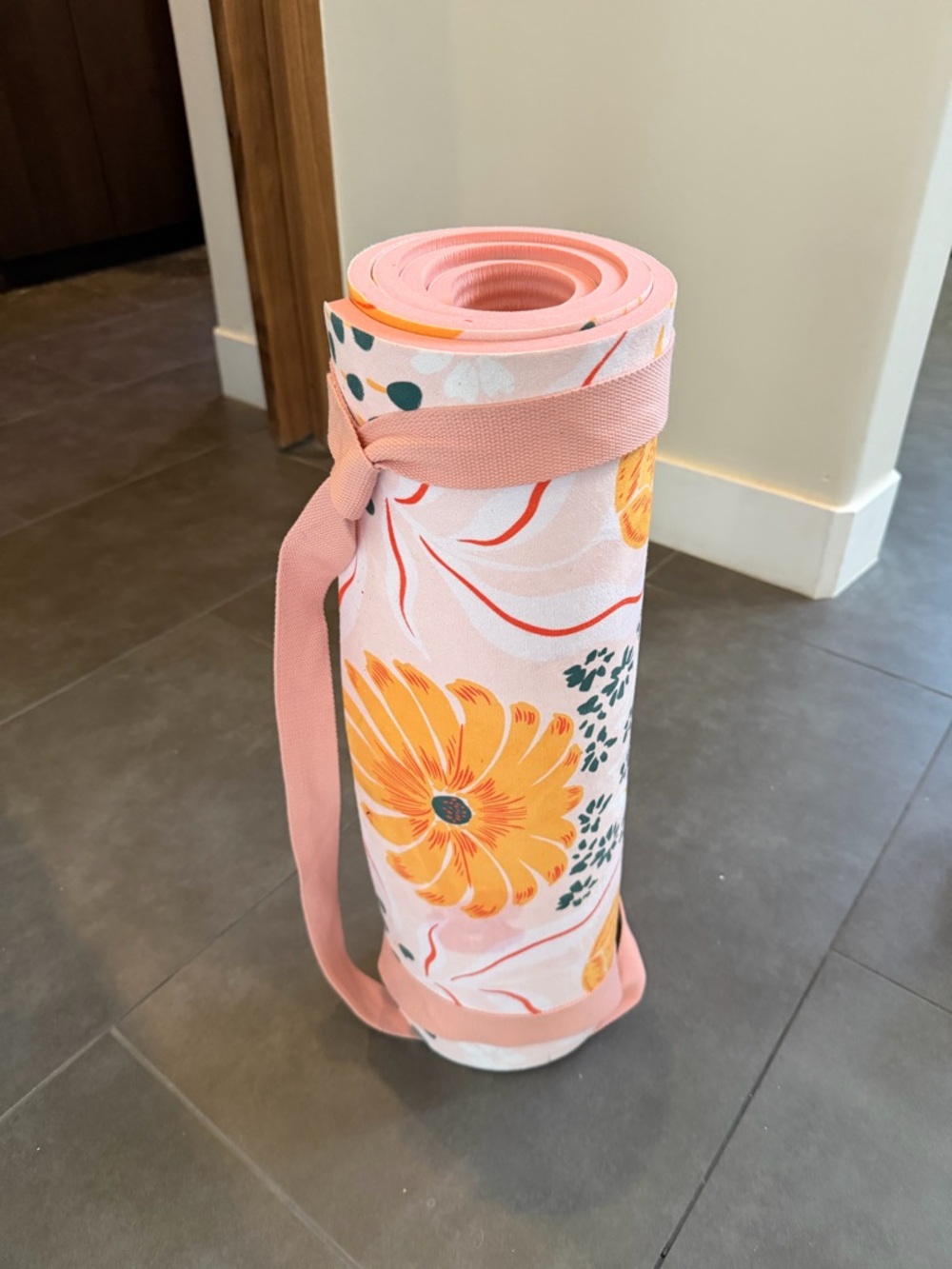 SOLD OUT POPFLEX Peach Print Yoga Mat!